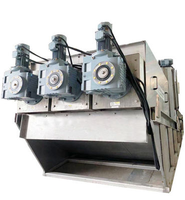 1.47kw Screw Press Sludge Dewatering Machine for Slaughtering Sewage Efficiently