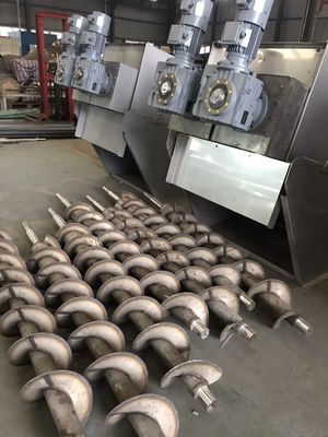 Field Maintenance Volute Sludge Dewatering Screw Press for Textile Wastewater Treatment