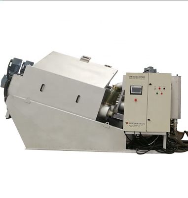 DS Capacity 5-640kgs/h/set Volute Type Dewatering Screw Press for Sewage Sludge Treatment