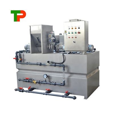 500L/Hour Water Treatment Sludge Dehydrator Screw Press with Auto Dosing System