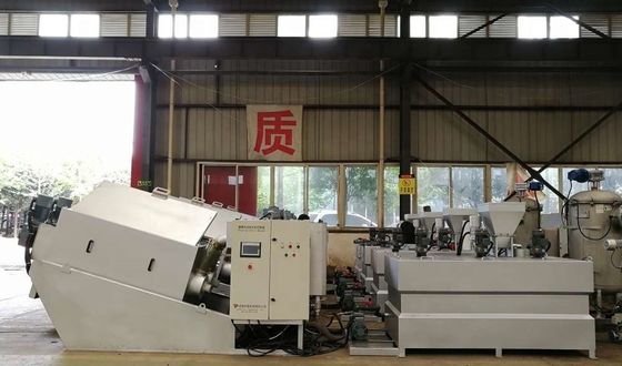 Powerful Electric Screw Press for Power Plant Sewage Liquid Solid Separation 1340kg